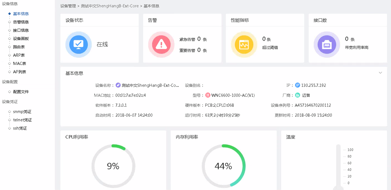 Maipu NetManager 综合网管平台